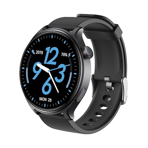 EVISTR Smart Watch für Männer Frauen - 1.46'' Fitness Uhr mit Herzfrequenz Schlaf Monitor Tracker - 100+ Outdoor Sport IP67 Wasserdicht Smartwatch für iOS Android von EVISTR