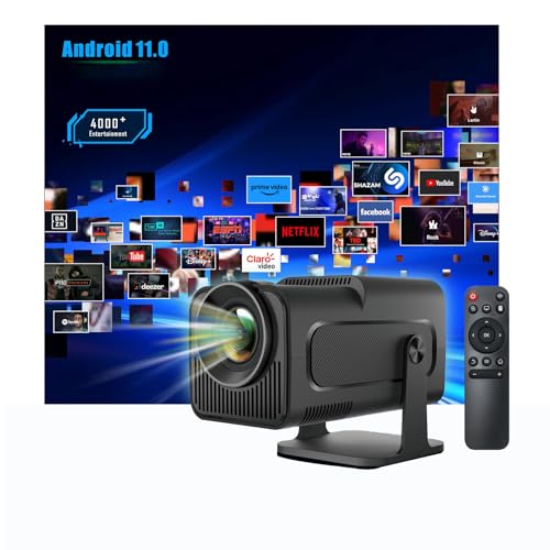 Mini Beamer Auto Keystone – EVISTR Smart, 1080P, tragbar, Heimkino, WiFi 6 BT, 5.0, unterstützt 180 °Flip, 230 ANSI, Bluetooth-Beamer für Telefon, PC, Laptop, PS5, HDMI, USB Mini Beamer Auto Keystone – EVISTR Smart, 1080P, tragbar, Heimkino, WiFi 6 BT, 5.0, unterstützt 180 °Flip, 230 ANSI, Bluetooth-Beamer für Telefon, PC, Laptop, PS5, HDMI, USB von EVISTR