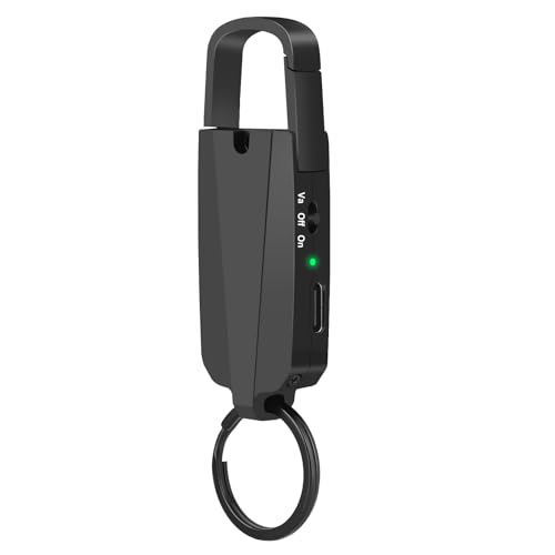 Sprachaktivierter digitaler Audio-Recorder - 64G One Touch Voice Recorder mit MP3-Player - Tragbares Diktiergerät mit 750 Stunden Aufnahmekapazität und Wiedergabe von EVISTR