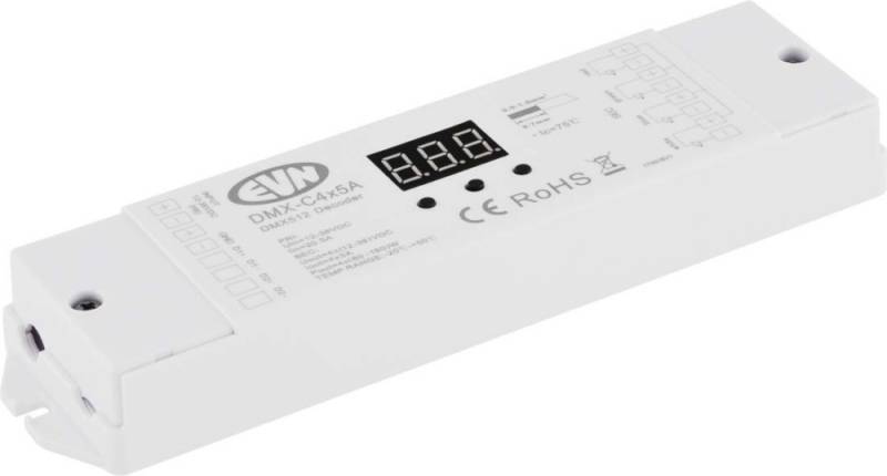 EVN Lichttechnik DMX Controller DMX-C 4x5A DMXC4X5A von EVN Lichttechnik