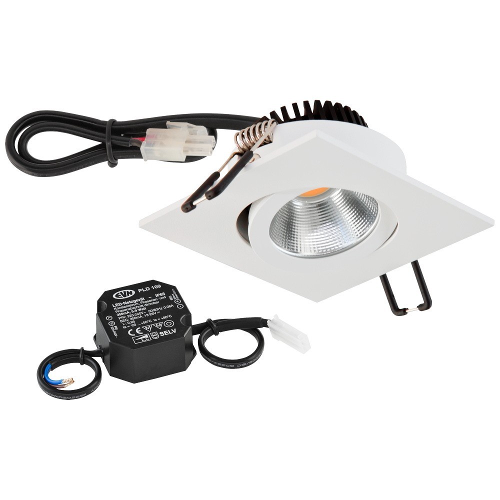 EVN Lichttechnik LED-Deckeneinbauleuchte PC24N90140 ws von EVN Lichttechnik