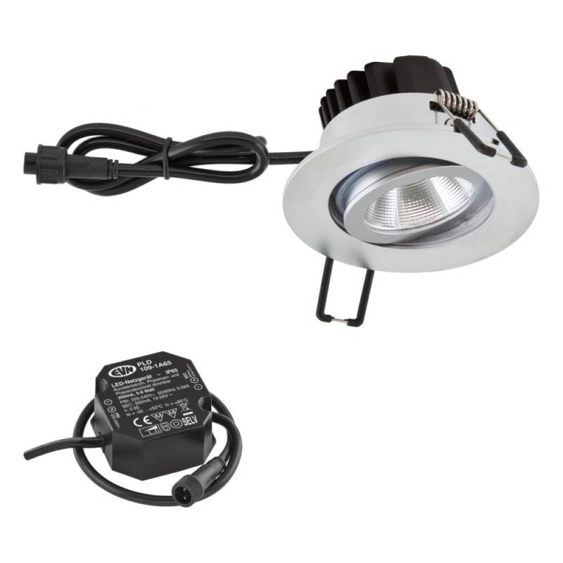 EVN Lichttechnik LED-Einbauleuchte IP65 PC650N615D2W von EVN Lichttechnik
