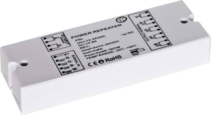 EVN Lichttechnik Power-Repeater PR12/24-4X8A PR12244X8A von EVN Lichttechnik