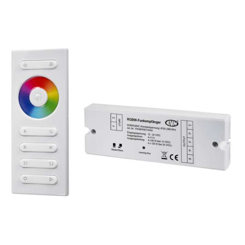 EVN Lichttechnik RGBW-Funkset FRGBWSET4X5A von EVN Lichttechnik