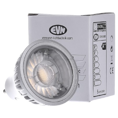 D23510502  - LED-Leuchtmittel GU10 3000K 450lm D23510502 von EVN