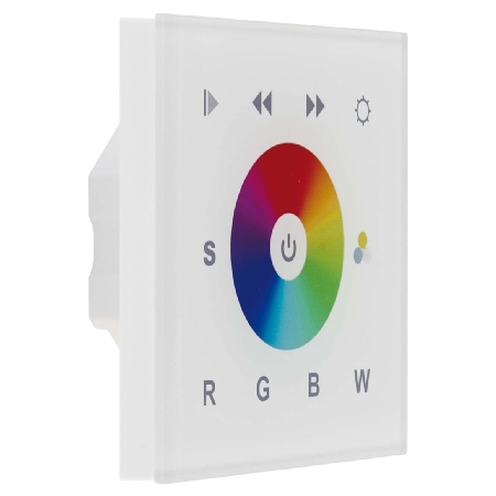 DMX-WP-RGB+W-ws  - DMX RGBW-Controller Panel für Wandeinbau DMX-WP-RGB+W-ws von EVN