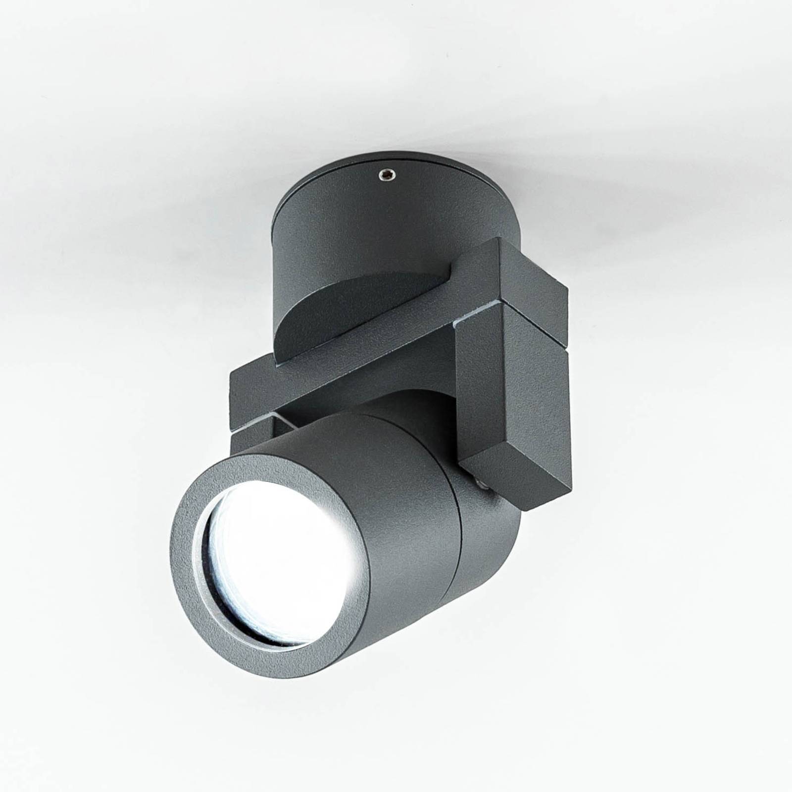 EVN 635015 Deckenanbauspot, IP54 rund anthrazit EVN 635015 Deckenanbauspot, IP54 rund anthrazit von EVN