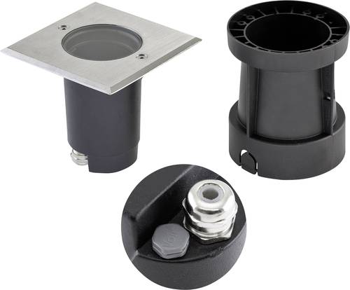 EVN 679435EV LED-Boden-Einbauleuchte GU10 Hochvolt-Halogenlampe Edelstahl EVN 679435EV LED-Boden-Einbauleuchte GU10 Hochvolt-Halogenlampe Edelstahl von EVN
