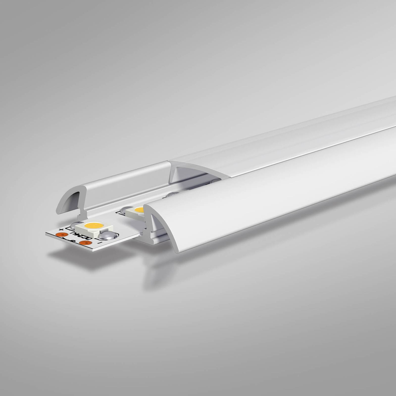 EVN APFLAT2 Alu-Profil, 200cm U-Profil, abgerundet von EVN