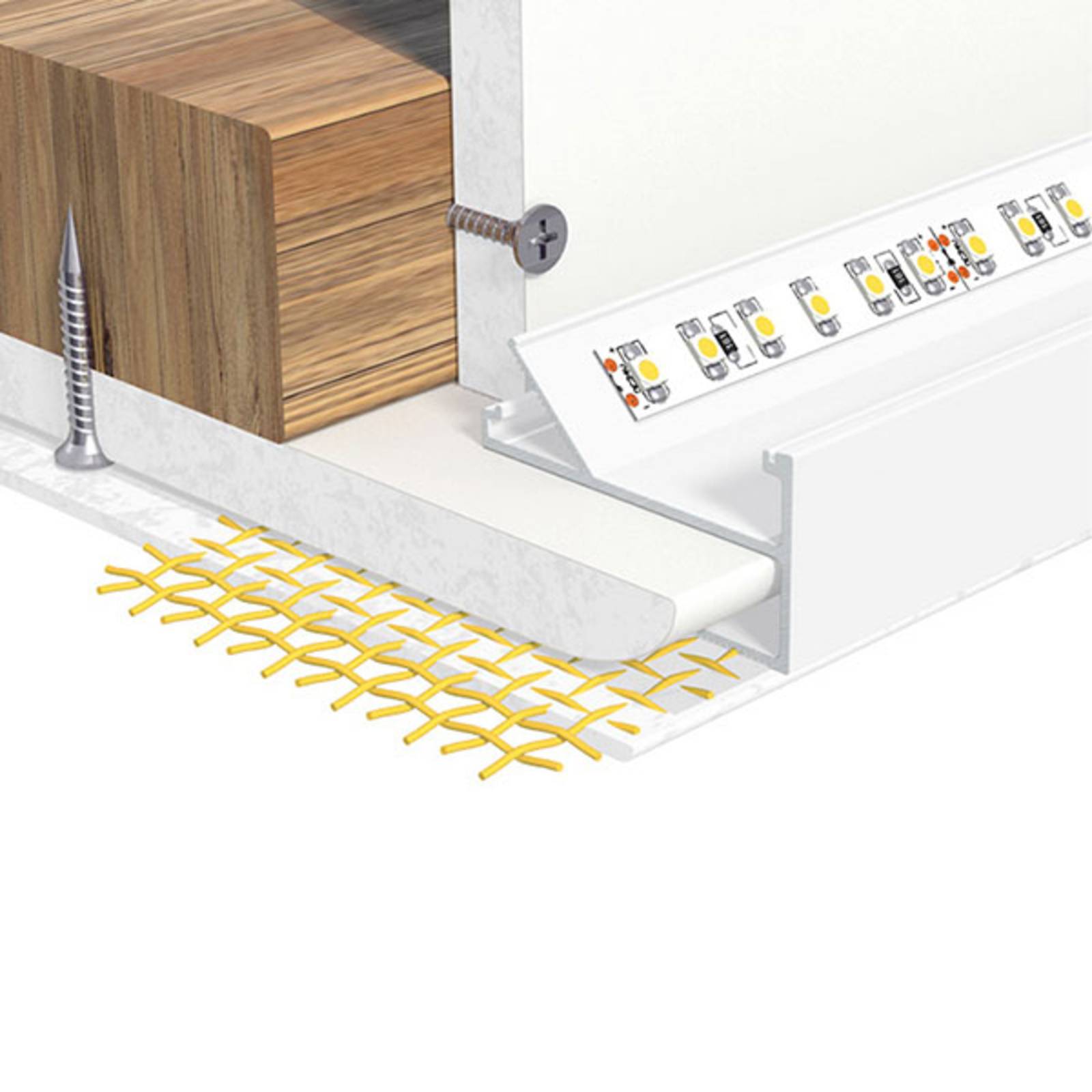 EVN APTBH Alu-Profil deckengerichtet 200cm weiß EVN APTBH Alu-Profil deckengerichtet 200cm weiß von EVN