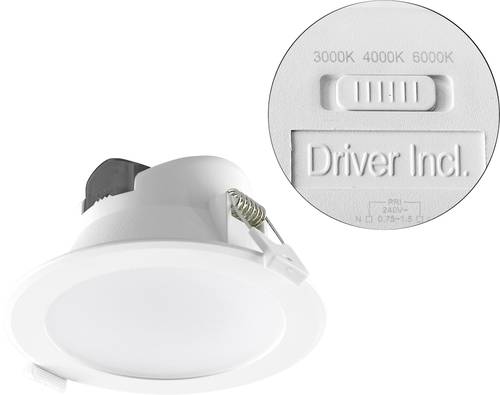 EVN L0900125 LED-Einbauleuchte LED LED fest eingebaut 10W Weiß EVN L0900125 LED-Einbauleuchte LED LED fest eingebaut 10W Weiß von EVN