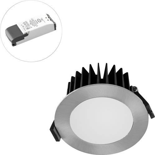 EVN L44101327 LED-Einbauleuchte LED LED fest eingebaut 10W Chrom von EVN