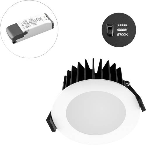 EVN L44N100125 LED-Einbauleuchte LED LED fest eingebaut 10W Weiß EVN L44N100125 LED-Einbauleuchte LED LED fest eingebaut 10W Weiß von EVN