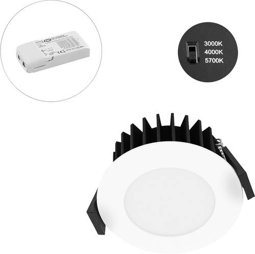 EVN L54D100125 LED-Einbauleuchte LED LED fest eingebaut 10W Weiß EVN L54D100125 LED-Einbauleuchte LED LED fest eingebaut 10W Weiß von EVN