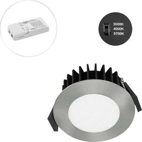 EVN L54D101325 LED-Einbauleuchte LED LED fest eingebaut 10W Chrom EVN L54D101325 LED-Einbauleuchte LED LED fest eingebaut 10W Chrom von EVN