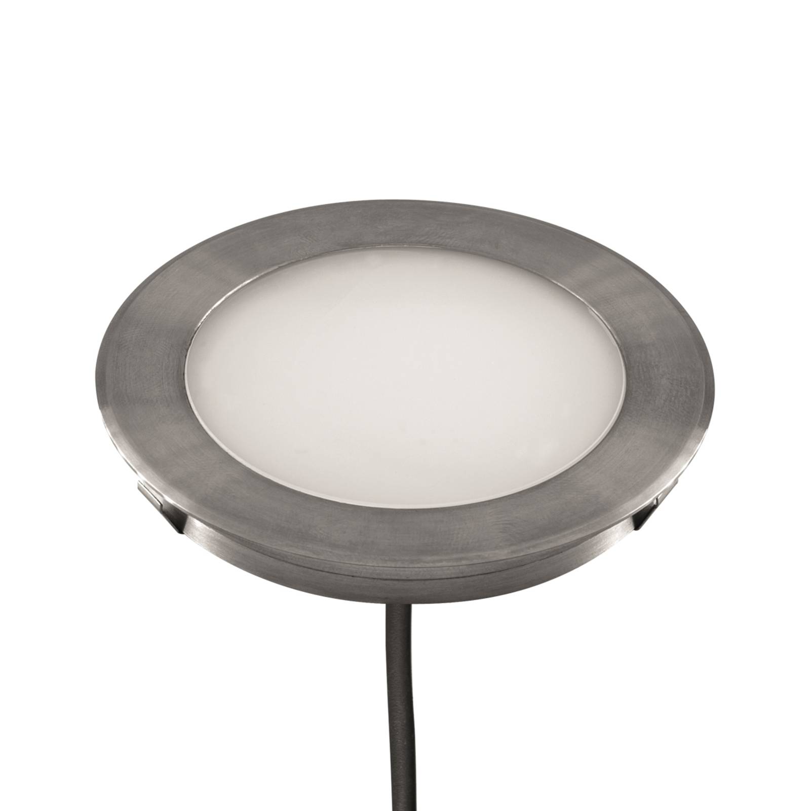 EVN L67101502 Bodeneinbauleuchte, Ø 8,5 cm, 3.000K von EVN