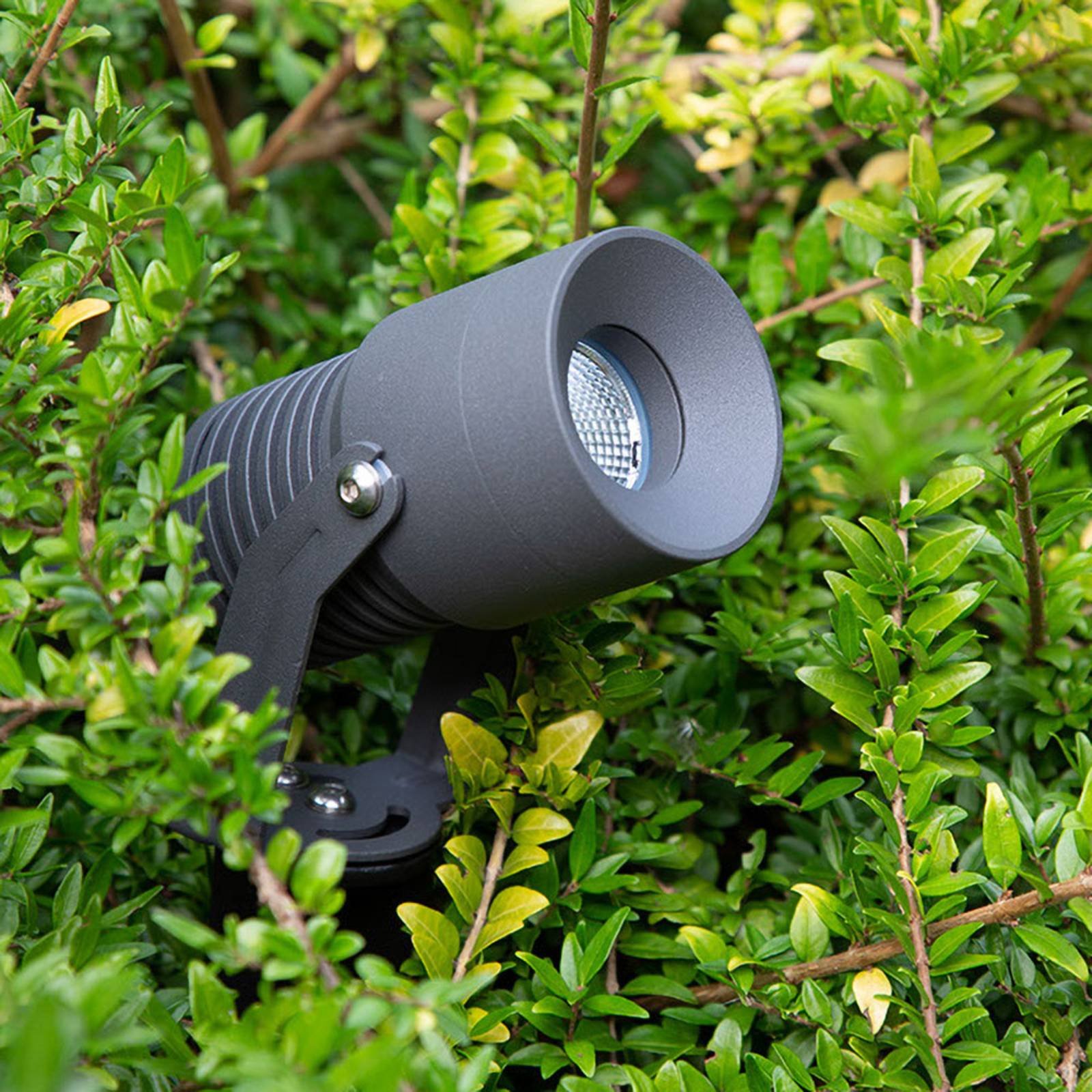 EVN Merlo LED-Gartenspot mit Erdspieß, 3.000K, 10W EVN Merlo LED-Gartenspot mit Erdspieß, 3.000K, 10W von EVN