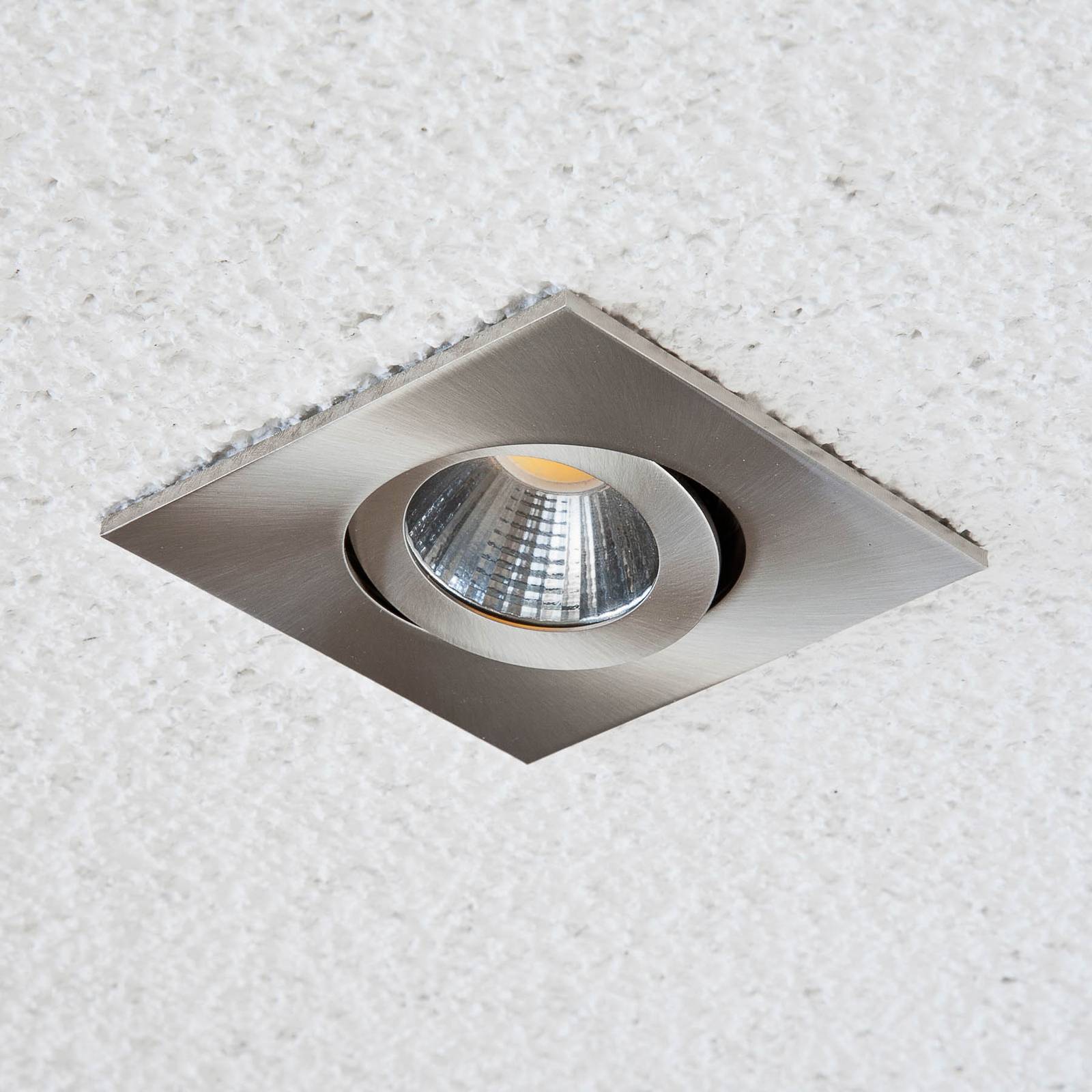 EVN PC20 Einbau eckig Phasendimmer 3000K edelstahl EVN PC20 Einbau eckig Phasendimmer 3000K edelstahl von EVN
