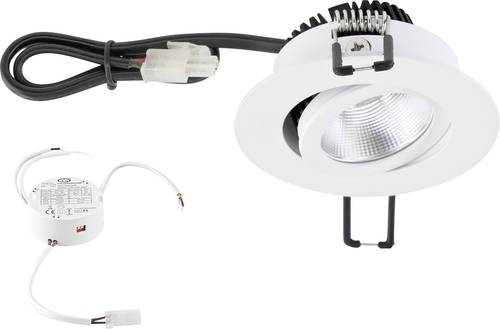 EVN PC20D60127 LED-Einbauleuchte LED LED fest eingebaut 6W Weiß von EVN