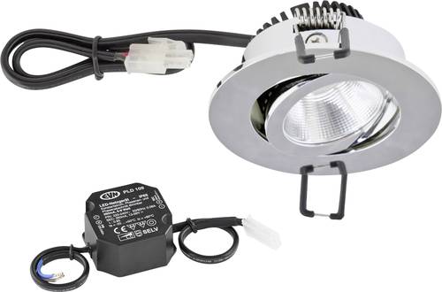 EVN PC20N61102 LED-Einbauleuchte LED LED fest eingebaut 6W Chrom von EVN