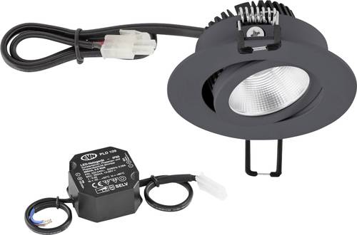 EVN PC20N61602 LED-Einbauleuchte LED LED fest eingebaut 6W Anthrazit EVN PC20N61602 LED-Einbauleuchte LED LED fest eingebaut 6W Anthrazit von EVN