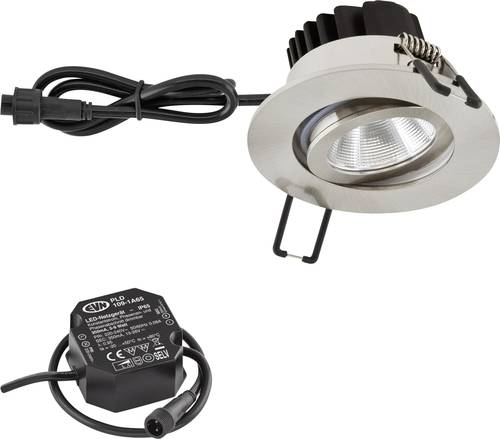 EVN PC650N613D2W LED-Einbauleuchte LED LED fest eingebaut 6W Edelstahl von EVN