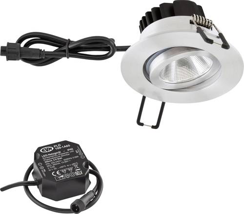EVN PC650N61402 LED-Einbauleuchte LED LED fest eingebaut 6W Aluminium von EVN