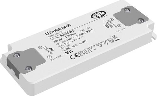 EVN PLK205020 LED-Treiber Konstantstrom 500mA 1St. EVN PLK205020 LED-Treiber Konstantstrom 500mA 1St. von EVN