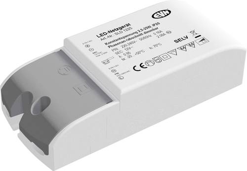 EVN SLD1225 LED-Trafo Konstantspannung 12 V/DC dimmbar 1St. EVN SLD1225 LED-Trafo Konstantspannung 12 V/DC dimmbar 1St. von EVN