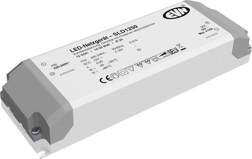 EVN SLD1250 LED-Trafo Konstantspannung 12 V/DC dimmbar 1St. EVN SLD1250 LED-Trafo Konstantspannung 12 V/DC dimmbar 1St. von EVN