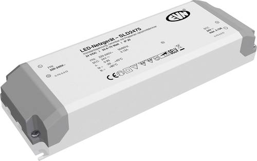 EVN SLD2475 LED-Trafo Konstantspannung 24 V/DC dimmbar 1St. EVN SLD2475 LED-Trafo Konstantspannung 24 V/DC dimmbar 1St. von EVN