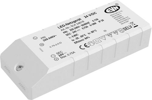 EVN SLK24018 LED-Trafo Konstantspannung 24 V/DC 1St. von EVN