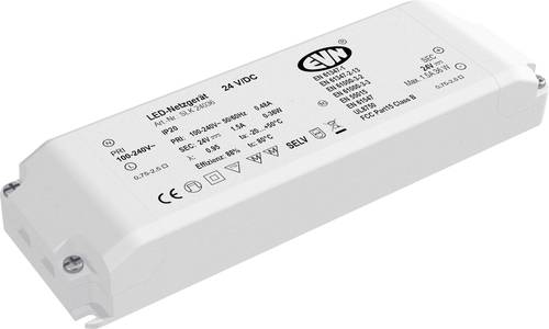 EVN SLK24036 LED-Trafo Konstantspannung 24 V/DC 1St. EVN SLK24036 LED-Trafo Konstantspannung 24 V/DC 1St. von EVN