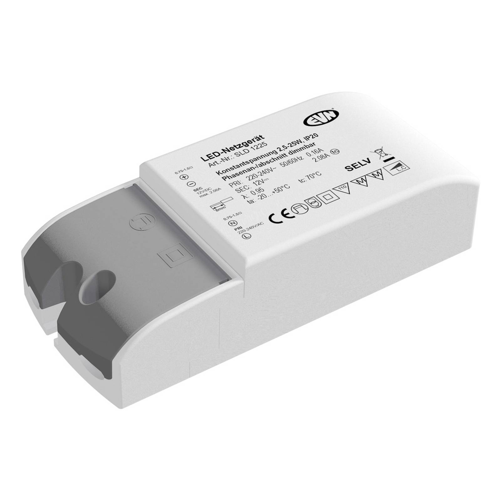 Netzgerät 12V/DC 2,5-25W, IP20, 230-240V/AC Netzgerät 12V/DC 2,5-25W, IP20, 230-240V/AC von EVN
