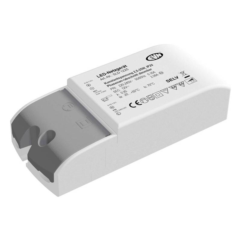 Netzgerät 12V/DC 2,5-25W, IP20, 230-240V/AC von EVN