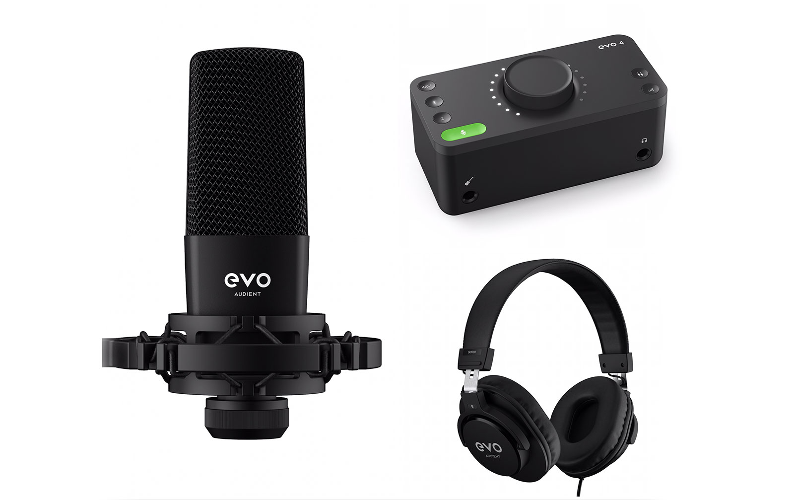 EVO Start Recording Bundle von EVO by Audient