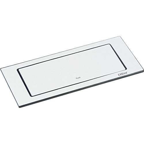 EVOline Backflip Steckdose - versenkbare Steckdose 2 fach mit USB-C Charger, Kunststoff/Metall weiß matt EVOline Backflip Steckdose - versenkbare Steckdose 2 fach mit USB-C Charger, Kunststoff/Metall weiß matt von EVOLINE