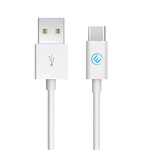 EVOMIND USB Typ C Kabel 2M - USB C Ladekabel Datenkabel Schnellladekabel für Samsung Galaxy S23/ S22/ S21, Xiaomi Mi 12/11/ 10, PS5/Xbox Series X/S-Controller, usw. - 2M Weiß von EVOMIND