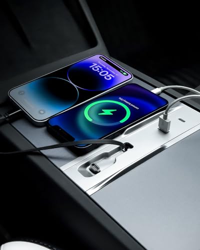 EVOOOR Mittelkonsole USB Hub für Tesla 2024 Model 3 Highland von EVOOOR