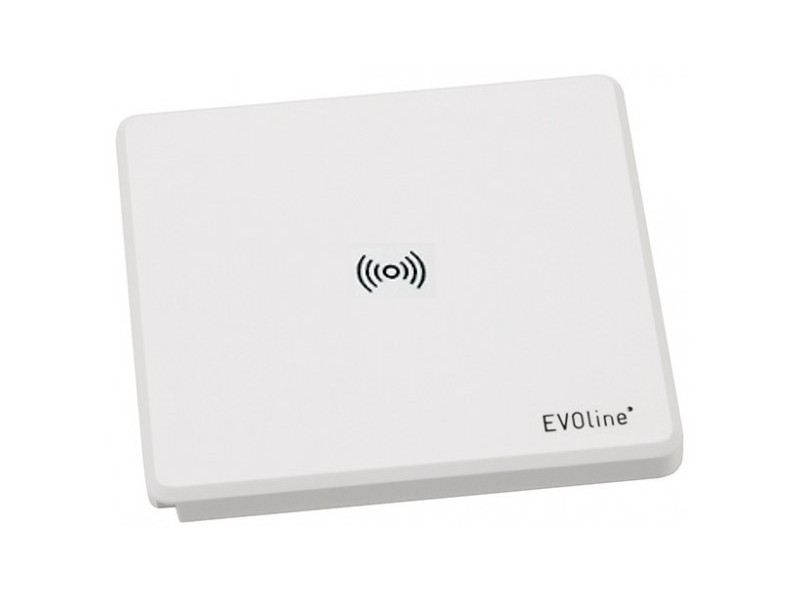 EVOline Square80 mit Qi-Ladefunktion mit CAT6 Patchkabel wei? EVOline Square80 mit Qi-Ladefunktion mit CAT6 Patchkabel wei? von EVOline