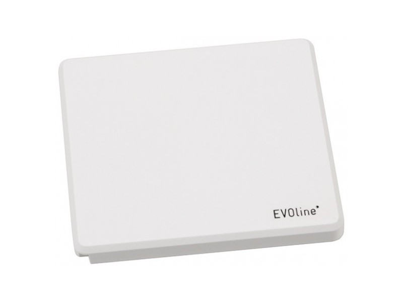 EVOline Square80 ohne Qi-Ladefunktion mit CAT6 Patchkabel wei? von EVOline