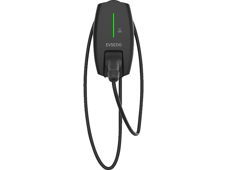 EVSEDO Wallbox AC011K-AE-25/4M Ladestation für Elektrofahrzeuge, 11 kW, Kabellänge: 4 m von EVSEDO
