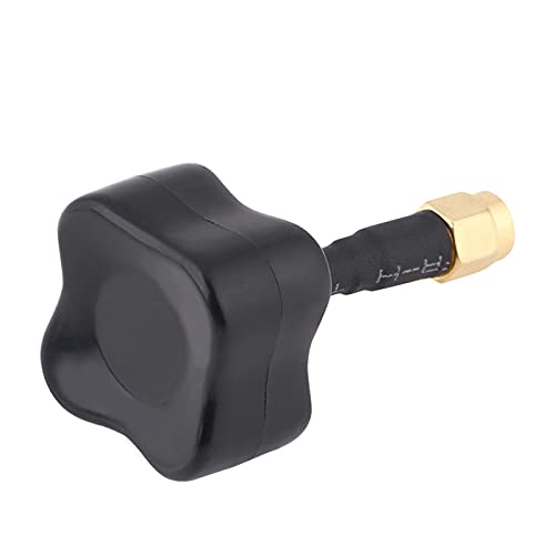 2DBI LHCP Quadcopter FPV -Pilzantenne SMA/RP SMA Kreisförmige polarisierte Konstruktionsgewinn 5,8 g für RC -Drohnen -Luftfotografie (Black) von EVTSCAN