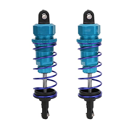 2pcs 92 mm RC Öldruck einstellbarer vorderer Stoßdämpfer für ZD Racing 7358 1/10 RC Auto (Blue) von EVTSCAN