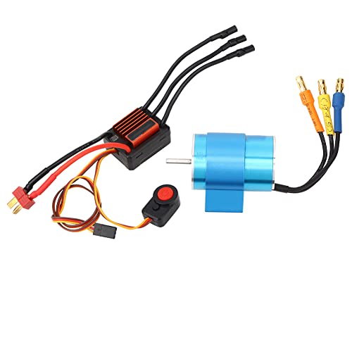 30a bürstenloser ESC 2435 bürstenloser Motor M0200 2 kg Metal Gear Servo RC -Zubehör (30A+2435-3900kv) von EVTSCAN