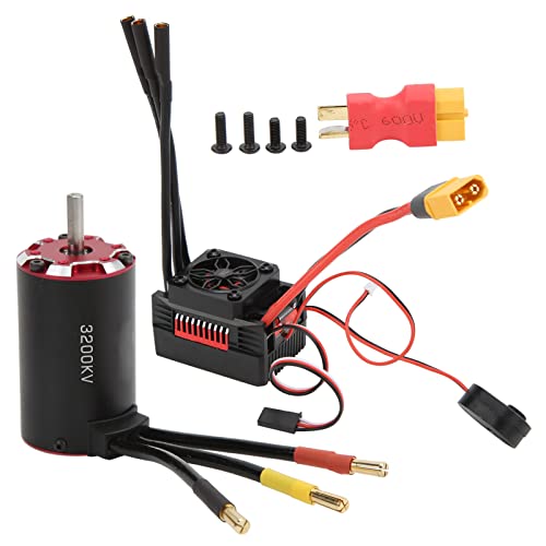 3200KV Überschall bürstenloser Motor 60A ESC -Kit -Temperatursensor 1/10 RC -Auto 3200KV Überschall bürstenloser Motor 60A ESC -Kit -Temperatursensor 1/10 RC -Auto von EVTSCAN