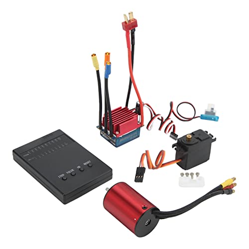 3600KV High Torsion bürstenloser Motor S35A ESC Servo -Programmierkarten -Kit für 1/14 1/16 RC -Auto 3600KV High Torsion bürstenloser Motor S35A ESC Servo -Programmierkarten -Kit für 1/14 1/16 RC -Auto von EVTSCAN