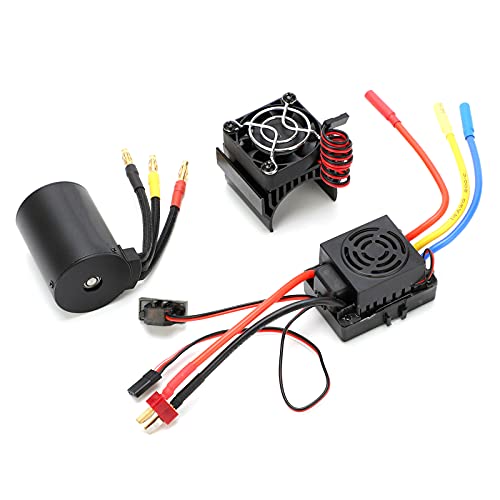 3650 4300 kV wasserdicht 4 Stangen bürstenloser Motor 60A Esc Combo Combo für 1/10 RC -Auto 3650 4300 kV wasserdicht 4 Stangen bürstenloser Motor 60A Esc Combo Combo für 1/10 RC -Auto von EVTSCAN