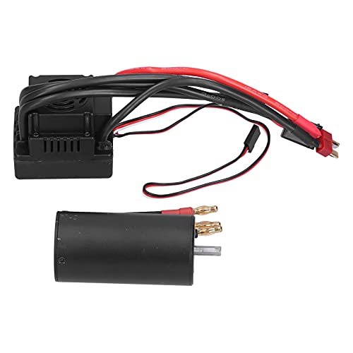 3670 2150 kV bürstenloser Motor und 120A ESC -Set für 1/8 RC -Auto Aluminium -Legierung Super -Reaktion Strom Effizienter Kühllüfter [RC -Auto -Enthusiasten] von EVTSCAN