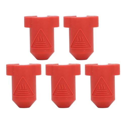 3D -Drucker heißer Ende Abdeckung Hochtemperaturbeständiges Silikonheizungsblockabdeckung 5pcs für Ender 3 von EVTSCAN